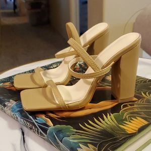 Shein Tan Heels - Size 7